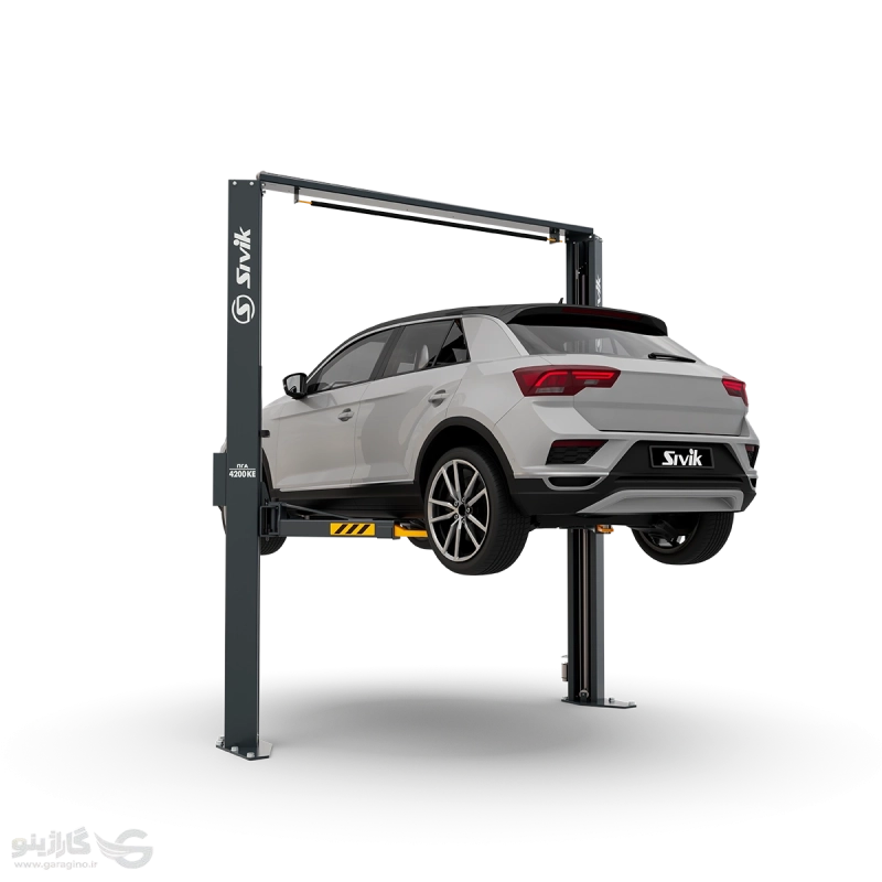 جک دو ستون 4.2 تن اتصال از بالا سیویک (سه فاز - تک فاز) مدل PGA-4200-KE 4