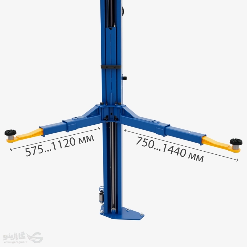 جک بالابر الکتروهیدرولیک دو ستون PGA‑4300‑KE سیویک روسیه 4